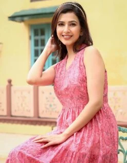 Gulmohar Fuchsia Dress -ZAZU Clothing Shop 0764w03j57fub