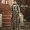 Black Mul Cotton Floral Print Gathered Ethnic Dress With Cotton Gota Work Dupatta 1 Black Mul Cotton Floral Print Gathered Ethnic Dress With Cotton Gota Work Dupatta -ZAZU Clothing Shop 1565black1