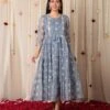 Kanyaka Hand Block Printed Tiered Dress -ZAZU Clothing Shop 55511