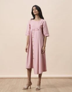 Lark Dress - Dusky Pink -ZAZU Clothing Shop 63east502