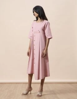 Lark Dress - Dusky Pink -ZAZU Clothing Shop 63east504