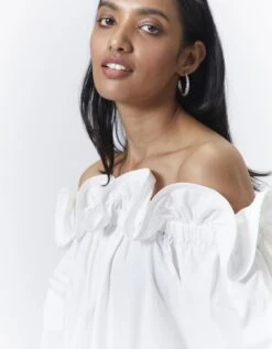 Gia Dress - Bright White 15 Gia Dress - Bright White -ZAZU Clothing Shop 63east58b