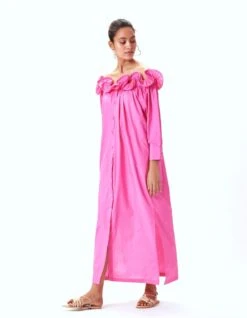 Gia Maxi Dress - Azalea Pink 9 Gia Maxi Dress - Azalea Pink -ZAZU Clothing Shop 63east602
