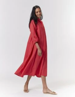 Olivia Dress - Winterberry Red 11 Olivia Dress - Winterberry Red -ZAZU Clothing Shop 63east723