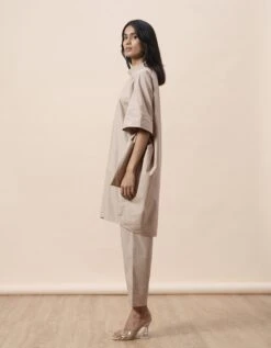 Cameron Dress Set - Warm Taupe -ZAZU Clothing Shop 63east823