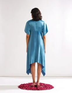 Handkerchief Dress- Blue Moon -ZAZU Clothing Shop abi23123