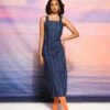 Denim Dress -ZAZU Clothing Shop dendr1