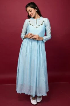 Brunnera Dress Baby Blue -ZAZU Clothing Shop dn0042