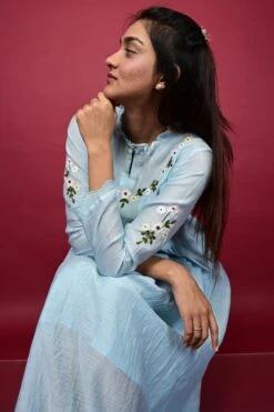 Brunnera Dress Baby Blue -ZAZU Clothing Shop dn0044