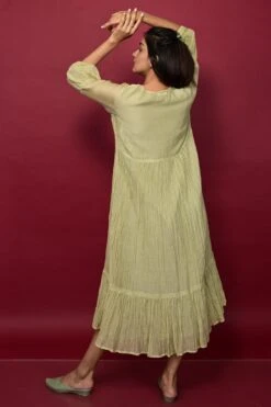 Dahlia Dress Sage Green -ZAZU Clothing Shop dsa002b