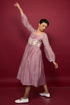 Calendula Dress Crepe Pink