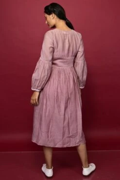 Calendula Dress Crepe Pink -ZAZU Clothing Shop dsa004b
