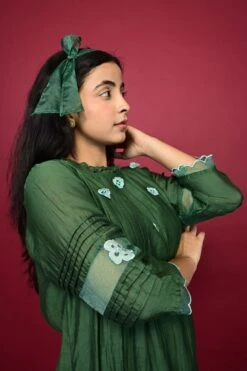 Magnolia Dress Forest Green -ZAZU Clothing Shop dsa0065