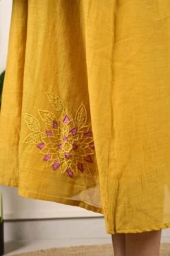 Margarita Dress Dandelion Yellow -ZAZU Clothing Shop dsa0093