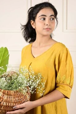Margarita Dress Dandelion Yellow -ZAZU Clothing Shop dsa0095