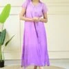 Birds Of Feather Dress Shaded Lilac -ZAZU Clothing Shop dsa0101