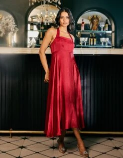 Paro Midi Dress -ZAZU Clothing Shop fptt1006s3 1