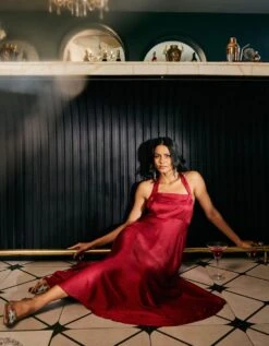 Paro Midi Dress -ZAZU Clothing Shop fptt1006s4 1