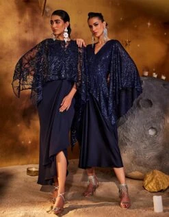 Spartan Pleated Sequin Top With Dress -ZAZU Clothing Shop hof0008128hof00081292