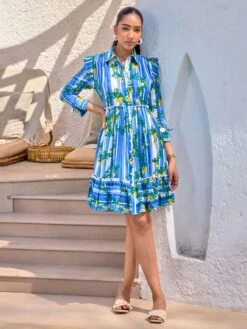 Minori Cotton Mulmul Dress -ZAZU Clothing Shop hof82412