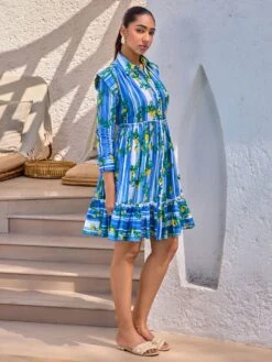 Minori Cotton Mulmul Dress -ZAZU Clothing Shop hof82413