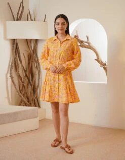 Japanese Blossom Dress For Women -ZAZU Clothing Shop hojdr082 1