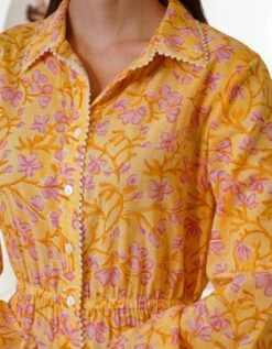 Japanese Blossom Dress For Women -ZAZU Clothing Shop hojdr08b 1