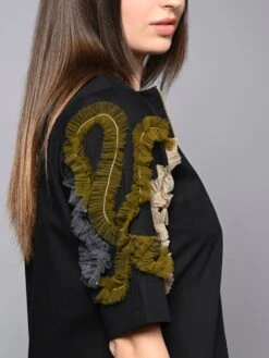 Black Jacket Dress -ZAZU Clothing Shop hom324b