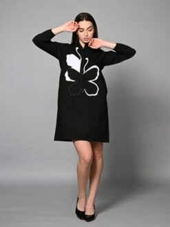 Butterfly Shirt Dress -ZAZU Clothing Shop hom3442