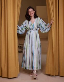 Riviera Dress In Seaside Stripes -ZAZU Clothing Shop hsrw2rivi047