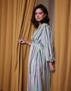 Riviera Dress In Seaside Stripes -ZAZU Clothing Shop hsrw2rivi04b