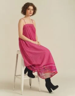 Handwoven Jamdani Classic Strap Dress