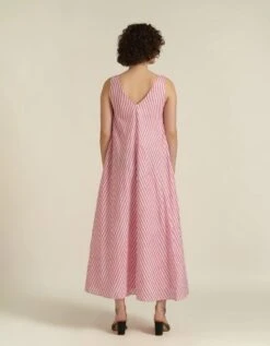 Hand Block Printed Fit And Flare Dress -ZAZU Clothing Shop idrl230314