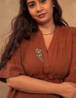 Wildflower Bloom Kala Cotton Dress -ZAZU Clothing Shop jr46adrstc8020001b