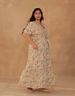 Leafy Bloom Kala Cotton Maxi Dress -ZAZU Clothing Shop jr48drsot80190082