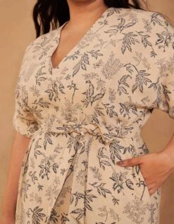 Leafy Bloom Kala Cotton Maxi Dress -ZAZU Clothing Shop jr48drsot80190084