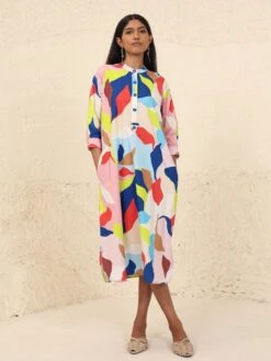 Wiona Print Dress