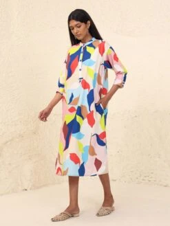 Wiona Print Dress 11 Wiona Print Dress -ZAZU Clothing Shop kanap24s054