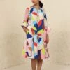 Eden Multi Print Dress -ZAZU Clothing Shop kanap24s071