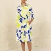Eden Lime Print Dress 2 Eden Lime Print Dress -ZAZU Clothing Shop kanap24s081