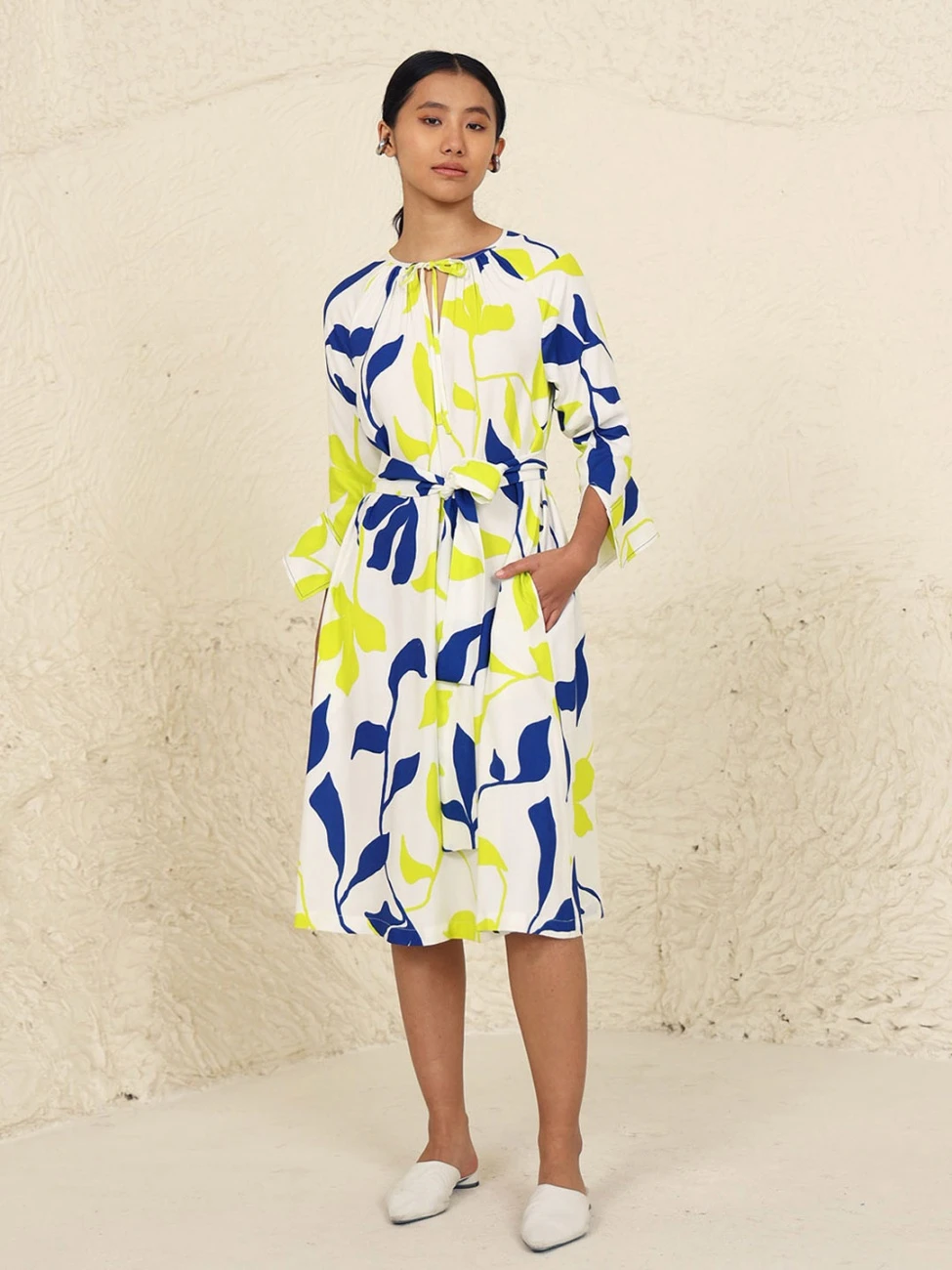 Eden Lime Print Dress 3 Eden Lime Print Dress