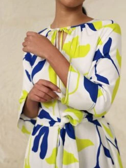 Eden Lime Print Dress 12 Eden Lime Print Dress -ZAZU Clothing Shop kanap24s085