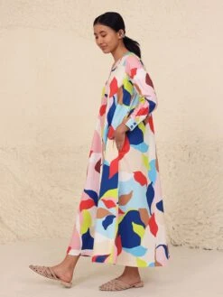 Milani Multi Print Dress 11 Milani Multi Print Dress -ZAZU Clothing Shop kanap24s094