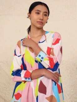 Milani Multi Print Dress 12 Milani Multi Print Dress -ZAZU Clothing Shop kanap24s095