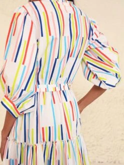 Luna Multi Print Dress -ZAZU Clothing Shop kanap24s115