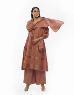 Light Pink Turtle Dress Co-ord