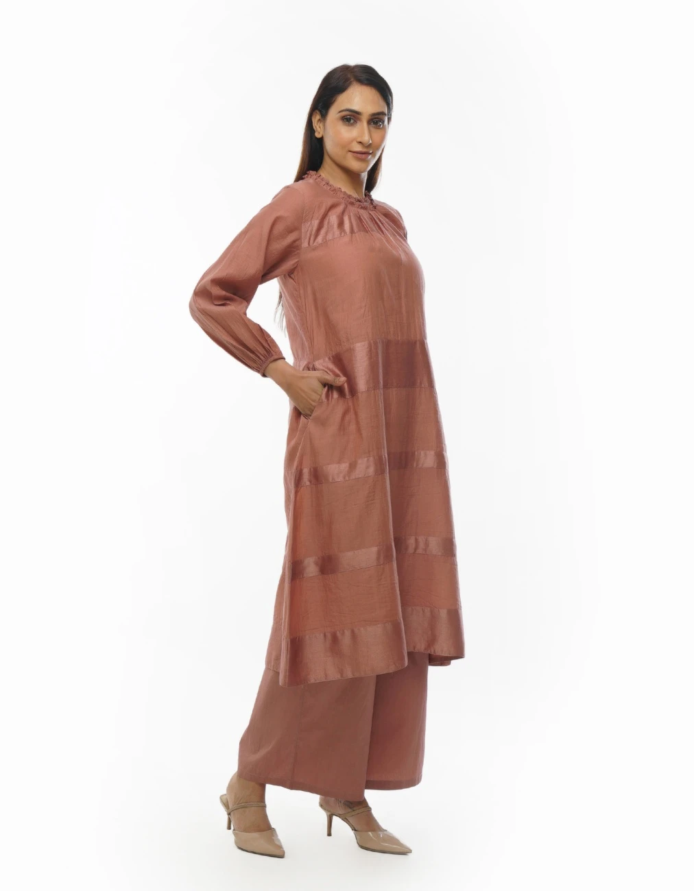 Light Pink Turtle Dress Co-ord 5 Light Pink Turtle Dress Co-ord - Image 3