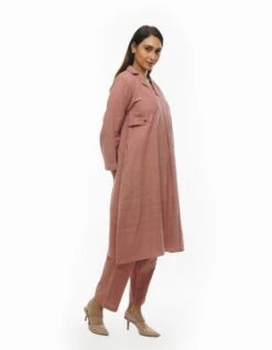 Cotton Jacket Dress Co-ord -ZAZU Clothing Shop khat232d02set015