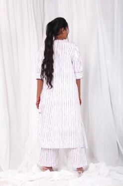 Semi Circular Slant Dress Co-ord Set -ZAZU Clothing Shop khatfall2223d01set01b