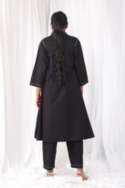 Double Breasted Black Dress Co-ord -ZAZU Clothing Shop khatfall2223d10set09b